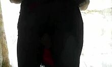 Lady Alice Rips Lingerie for Huge Dildo Deep Anal in High Heels Pantyhose