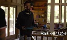 Old Guy Pounds Stepsons Slutty Teen Girlfriend in Cinema Passionately