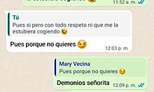 Chatting with Doña Mary, she sends hot nude dance videos from Mexico