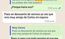 Chatting with Doña Mary, she sends hot nude dance videos from Mexico