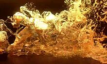 Whoa, Isabella fists Natasha's teen ass with BBC hard