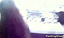 rina teen glasses fuck stairway 😈🔥