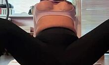 Busty Mommy Demonstrates Impressive Yoga Stretching Poses