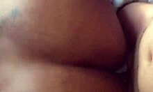 Latino Cock Deep in Black Girlfriend's Bedroom While Friend Watches