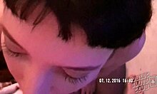 Cassie De La Rage Sucks Huge Dick Deep For Massive Facial Cumshot!