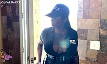Gogo Dances In Police Cosplay Before Monster BBC Creampie Fuck