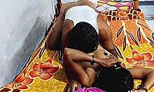 desihotcouple's indian wife gets bedroom pussy lick blowjob fuck