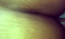 Latino Cock Deep in Black Girlfriend's Bedroom While Friend Watches
