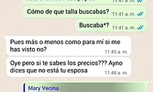 Chatting with Doña Mary, she sends hot nude dance videos from Mexico