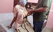 18-year desi indian virgin student teen first time doggy big boobs pounding