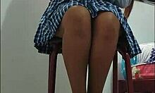 Sexy Curvy Latina Werita Moans as Huge Dildo Smashes Her Tight Pussy