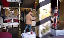 french pornstar luna rival dances then spoons in exclusive night club footage