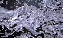 creampie floods shaved japanese milf's tight pussy, full vid on red 😍💦