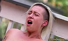 Amateur australian lezzies lick hairy pussies outdoors fingering reality