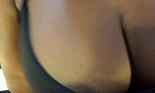 can your big boobs whore stepbrother handle that cum facial after ass spreading?