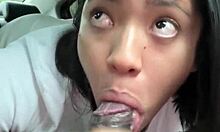 wanna watch this sloppy deepthroat blowjob on monster cock before we meet friends cum swallow?