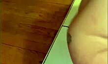 Watch this busty asian rip clothes and ride dildo on kitchen floor?