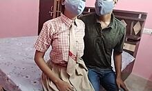 18-year desi indian virgin student teen first time doggy big boobs pounding