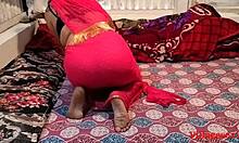 desi wife in saree gets fucked hard by hubby in homemade quickie