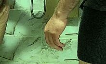 i'm fuckin this milky egyptian slut's big ass in the shower she moans so loud takin it deep from behind