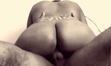 Short Morena's Big Ass Rides Thick Cock Wildly