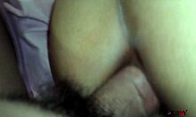 damn she's spreading those cheeks wide begging for painful anal creampie from her lover!
