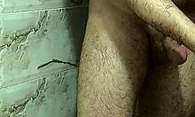 i'm fuckin this milky egyptian slut's big ass in the shower she moans so loud takin it deep from behind