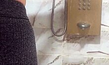 i'm fuckin this milky egyptian slut's big ass in the shower she moans so loud takin it deep from behind