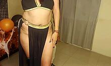 stepdaughter's tight pussy feels so good on halloween as perverted stepdad rips clothes and fucks hard