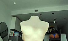 i kept fucking the sex doll right in front of my horny stepmom to test her