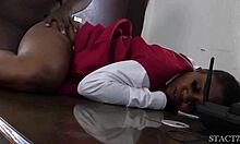 naughty student sneaks sweet pussy ride on master's cock for top grades