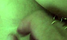 close-up wet ass massage on british milf with clit piercing