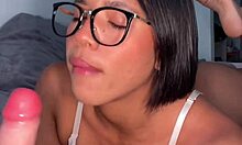 nysdel's curvy ebony teen pussy gets toyed hard in amateur couple fun at home