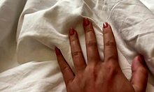 wake up babe i'm sucking your cock then riding my pregnant belly hard