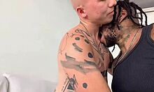 me and brazilian trans guy from germany crossdressing interracial pounding each other hard