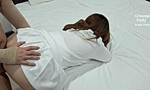 Thai homemade couple fucks multiple positions ending in creampie on bed