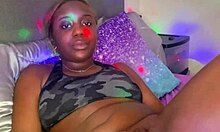 wanna see this natural blonde hairy ebony babe's sexy curves up close?