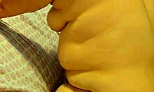 bbw brunette teases huge ass bent over twerking doggystyle solo