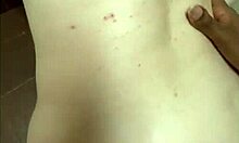 sexy teen in pink socks cums hard from interracial public bathroom fuck 💦