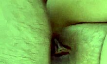 pov bareback creampie in chubby milf stepmom's shaved fat pussy