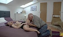 that fiery redhead teen melts for daddy's old man cock craving every thick inch