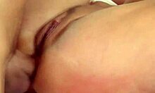 woman in police uniform deepthroats cock for sloppy facial pov