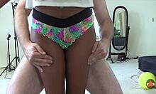 panties bounce wild on creampie thighjob cumshot 💦🔥