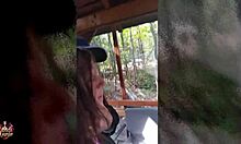 Best Pov Forest Fuck Ends with Candi Annie Swallowing Cum