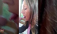 Best Pov Forest Fuck Ends with Candi Annie Swallowing Cum