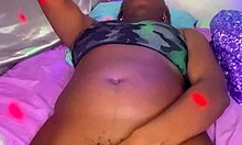 wanna see this natural blonde hairy ebony babe's sexy curves up close?