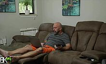 ghostface pounds tattooed milf's shaved pussy and big ass in lingerie