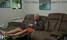 ghostface pounds tattooed milf's shaved pussy and big ass in lingerie