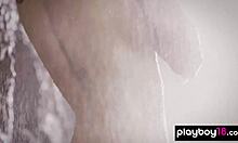 shy ukrainian teen slips from her tiny black bikini