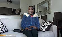 big black ass teen sits on producers monster cock at audition 🍑🍆😩